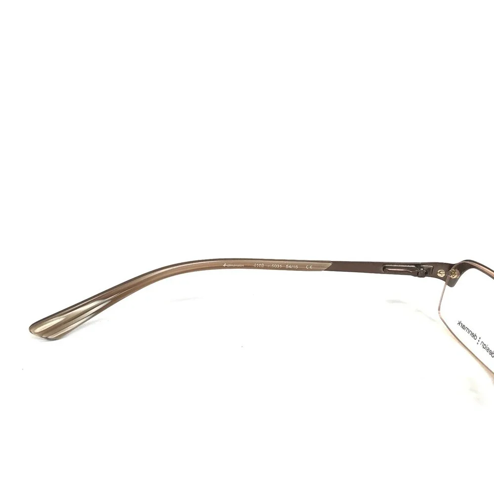 Prodesign Denmark Eyeglasses Frames 4102 5031 Brown Rectangular 54-15-135